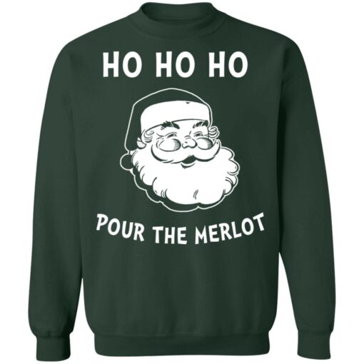 redirect10192021231049 8 Santa Claus ho ho ho pour the merlot Christmas sweater