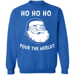 redirect10192021231049 9 Santa Claus ho ho ho pour the merlot Christmas sweater