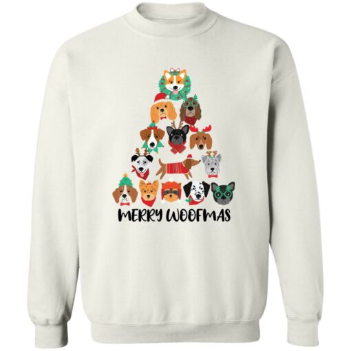 redirect10272022041023 Dog merry woofmas Christmas tree sweatshirt