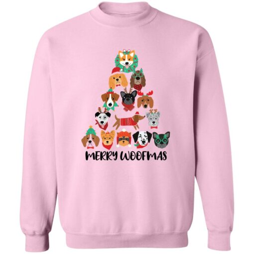 redirect10272022041024 Dog merry woofmas Christmas tree sweatshirt