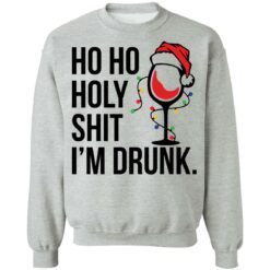 redirect10282021031015 4 Wine Ho ho holy shit i’m drunk Christmas sweatshirt