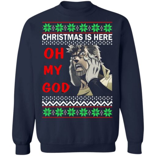 redirect10312021221008 7 Joseph Joestar Christmas is here oh my god Christmas sweatshirt