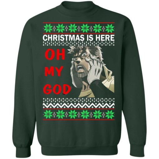 redirect10312021221008 8 Joseph Joestar Christmas is here oh my god Christmas sweatshirt