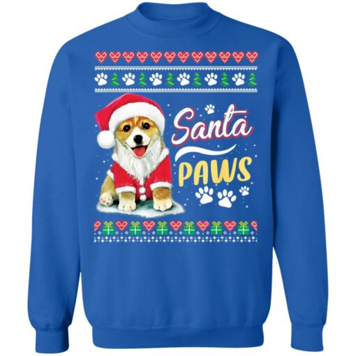 redirect11252021211156 9 Corgi dog Santa paws Christmas sweatshirt