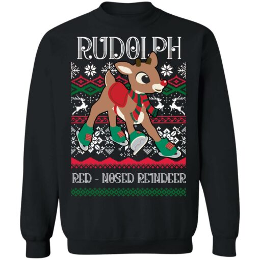 redirect12222021061201 1 Rudolph the red nosed reindeer Christmas sweater