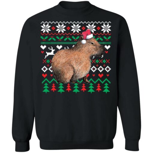 redirect12222021211204 6 Capybara Santa Claus Ugly Christmas sweater