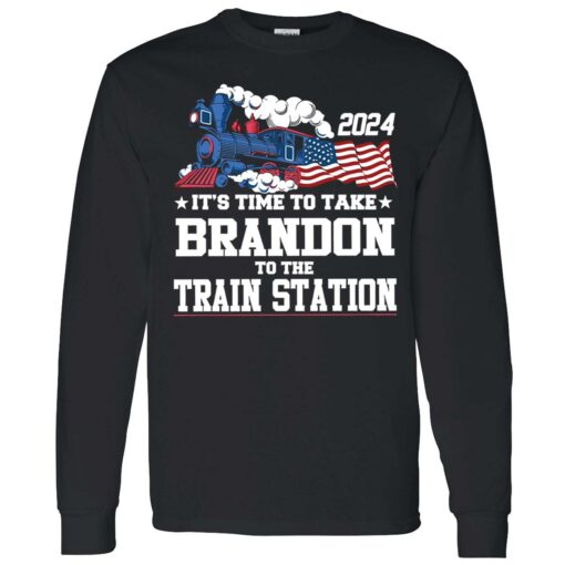up het its time to take brandon 4 1 2024 it's time to take Brandon to the train station sweatshirt