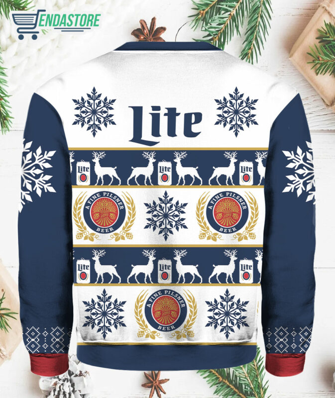 Miller lite Christmas sweater