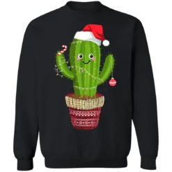 1 123 Cactus Christmas tree Christmas sweatshirt