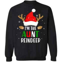 1 131 I'm the aunt reindeer Christmas sweater