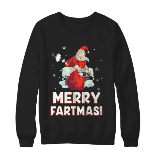 1 163 Merry fartmas santa claus Christmas sweater
