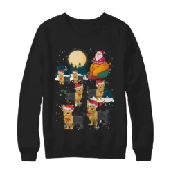 1 88 Dog reindeer yorkie Christmas sweatshirt