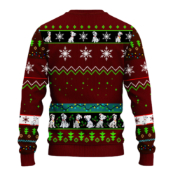 101 back 101 Dalmatians ugly Christmas sweater