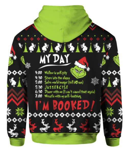 13pr7s52dfncpf9k72sq99gtgh FPAHDP colorful back Grinch my day Im booked Christmas sweater