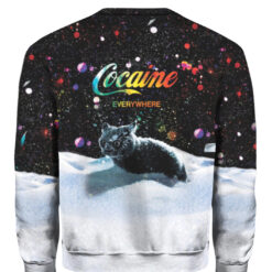 16h8u6fij872uc0fepdcosietv APCS colorful back Snow cat cocaine everywhere sweater