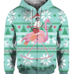 1d0615akpks2qr1fdak4trppm7 FPAZHP colorful front Cat And Flamingo Christmas sweater