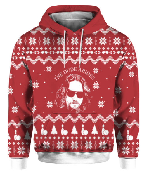1j9uk76ptqg45u3nomhnp8d085 FPAHDP colorful front Big Lebowski the dude abides Christmas sweater