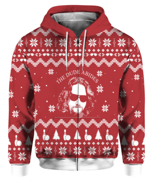 1j9uk76ptqg45u3nomhnp8d085 FPAZHP colorful front Big Lebowski the dude abides Christmas sweater