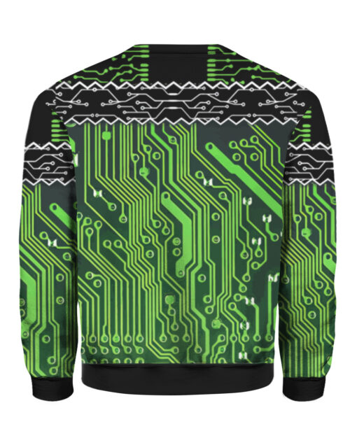 1l69hg79fj3mki1i8v3e7raa4v APCS colorful back Circuit board Christmas sweater