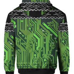 1l69hg79fj3mki1i8v3e7raa4v FPAHDP colorful back Circuit board Christmas sweater