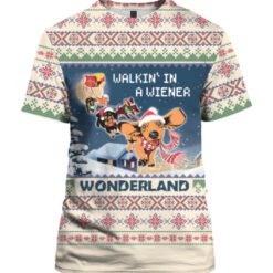 1l6ohgh0rn0nai4pgfmhutikgt APTS colorful front Walkin in a weiner wonderland dachshund Christmas sweater