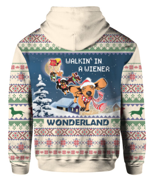 1l6ohgh0rn0nai4pgfmhutikgt FPAHDP colorful back Walkin in a weiner wonderland dachshund Christmas sweater