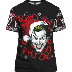1tgij9di440dto88ad8im7ro41 APTS colorful front Black Joker ugly Christmas sweater