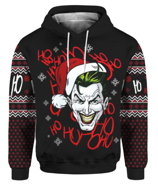 1tgij9di440dto88ad8im7ro41 FPAHDP colorful front Black Joker ugly Christmas sweater