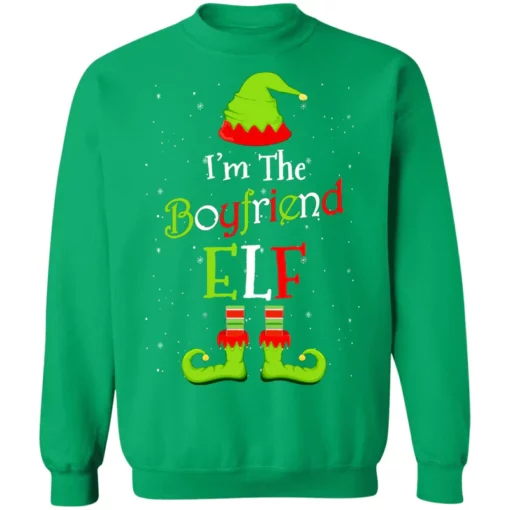 2 111 I'm the boyfriend elf Christmas sweater
