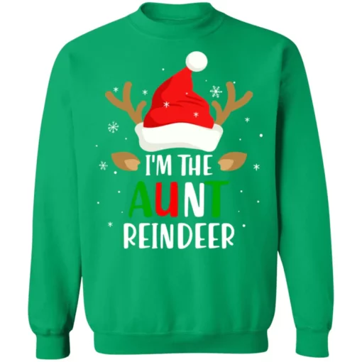 2 122 I'm the aunt reindeer Christmas sweater