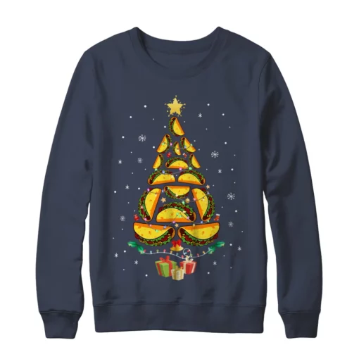 2 137 Tacos christmas tree Christmas sweatshirt