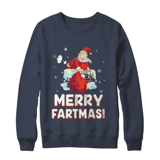 2 154 Merry fartmas santa claus Christmas sweater