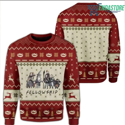 2 32 Lord of the Rings the Fellowship ugly Christmas sweater