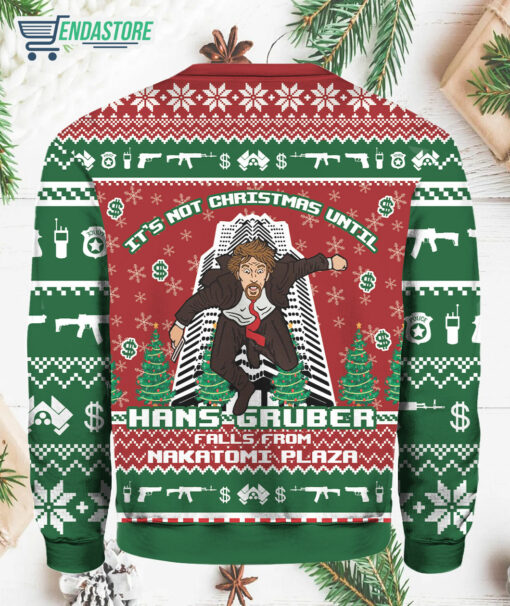 2 It's not Christmas until hans gruber falls Christmas sweater
