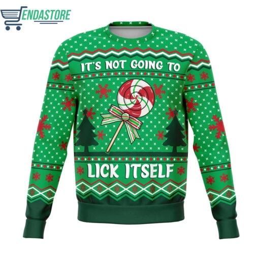 2 64 It's not going to lick itself Christmas sweater