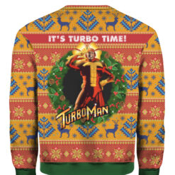20vbs84lv6g64eak07sn6pfcdj APCS colorful back It's turbo time turbo man Christmas sweater