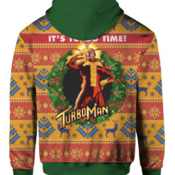 20vbs84lv6g64eak07sn6pfcdj FPAHDP colorful back It's turbo time turbo man Christmas sweater
