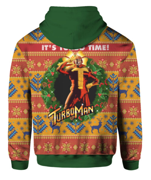 20vbs84lv6g64eak07sn6pfcdj FPAHDP colorful back It's turbo time turbo man Christmas sweater