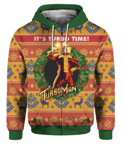 20vbs84lv6g64eak07sn6pfcdj FPAZHP colorful front It's turbo time turbo man Christmas sweater