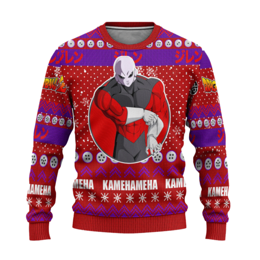 22 Jiren Anime ugly Christmas sweater