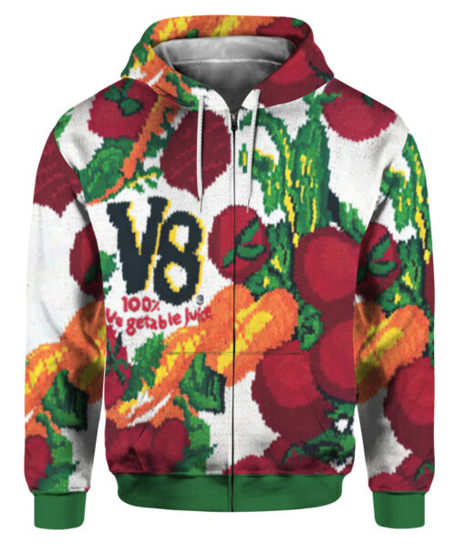 226ik2dsb4r0h81fcuskiudjfi FPAZHP colorful front V8 vegetable juice Christmas sweater