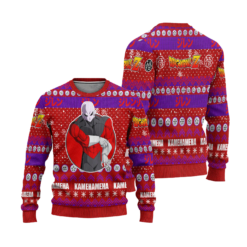 22b Jiren Anime ugly Christmas sweater