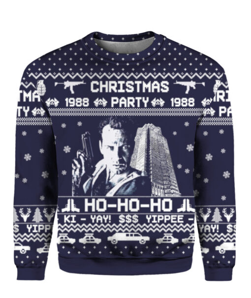 22n1msk275ggcl00frvdgasa3r APCS colorful front Die Hard Christmas party 1988 ho ho ho Christmas sweater