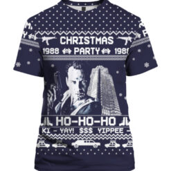 22n1msk275ggcl00frvdgasa3r APTS colorful front Die Hard Christmas party 1988 ho ho ho Christmas sweater