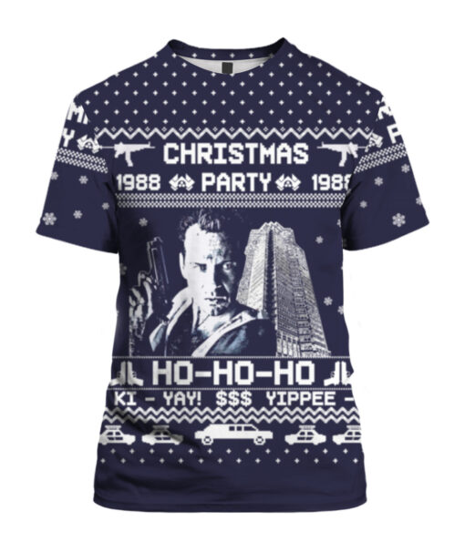 22n1msk275ggcl00frvdgasa3r APTS colorful front Die Hard Christmas party 1988 ho ho ho Christmas sweater