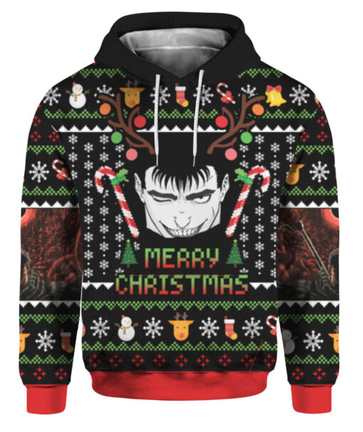 248vt7aeb2g3ic2rf2ncmv11e9 FPAHDP colorful front Guts santa claus berserk ugly Christmas sweater