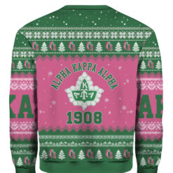 29fvg5o3pfj07af4vmlh5g2pes APCS colorful back Aka 1908 alpha kappa alpha Christmas sweater
