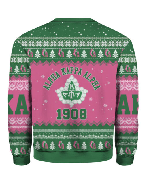 29fvg5o3pfj07af4vmlh5g2pes APCS colorful back Aka 1908 alpha kappa alpha Christmas sweater