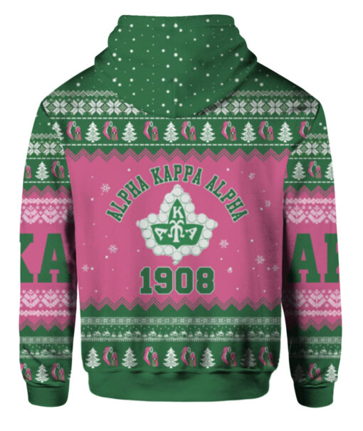 29fvg5o3pfj07af4vmlh5g2pes FPAZHP colorful back Aka 1908 alpha kappa alpha Christmas sweater