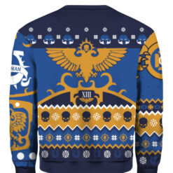 2ab1llhgpnmc31iq6llv515qgi APCS colorful back Warhammer0k blue ugly Christmas sweater